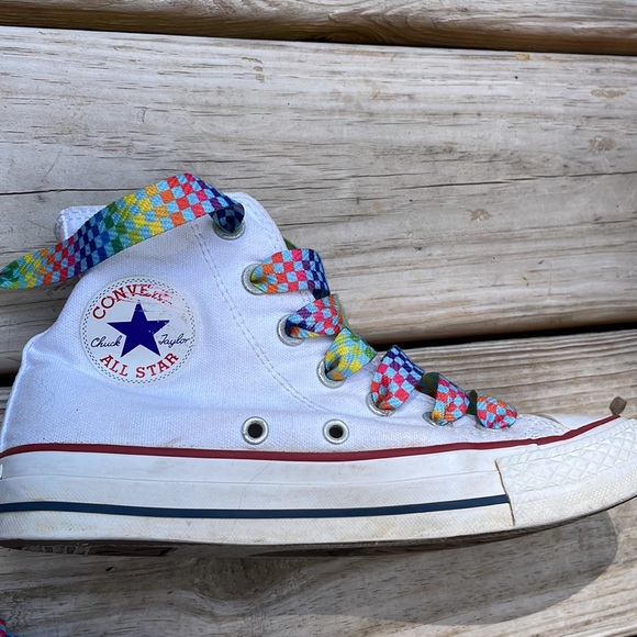 Converse Unisex Hi-Top Sneakers Size W5/ M3 - Picture 6 of 12